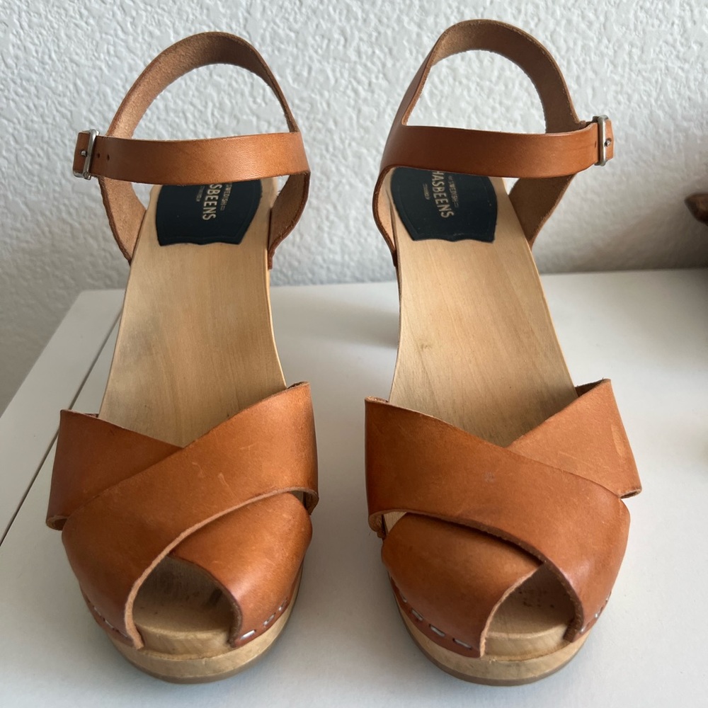 Swedish Hasbeens Merci clog sandal